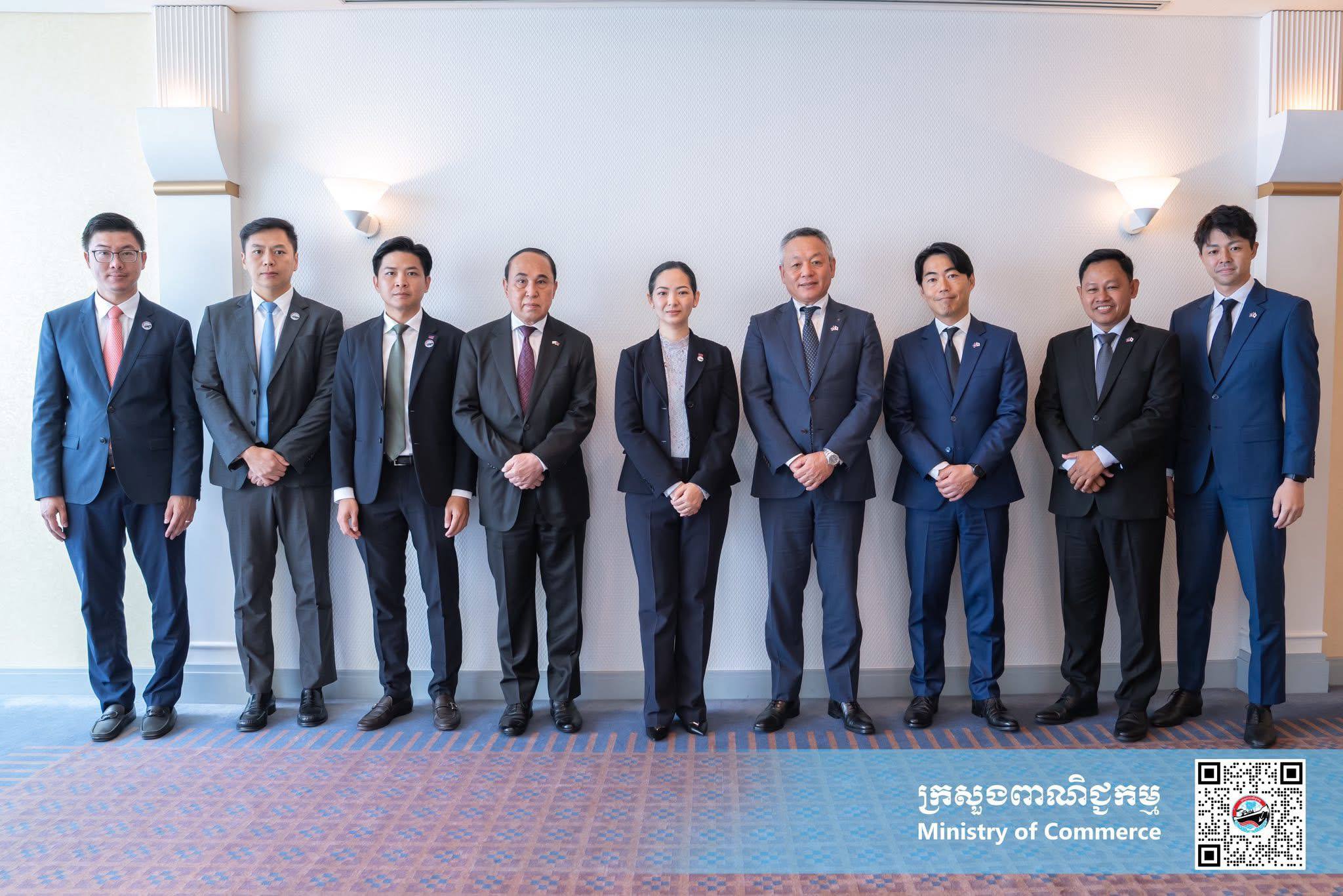 លោកជំទាវ ចម និម្មល រដ្ឋមន្ត្រីក្រសួងពាណិជ្ជកម្ម បានចូលរួមទទួលទានអាហារការងារពេលព្រឹកជាមួយតំណាងក្រុមហ៊ុន Toyota Tsusho Corporation ដែលដឹកនាំដោយលោក Harada Shigeru, Division CEO ក្រុមហ៊ុន Toyota Tsusho Co., LTD (Japan)