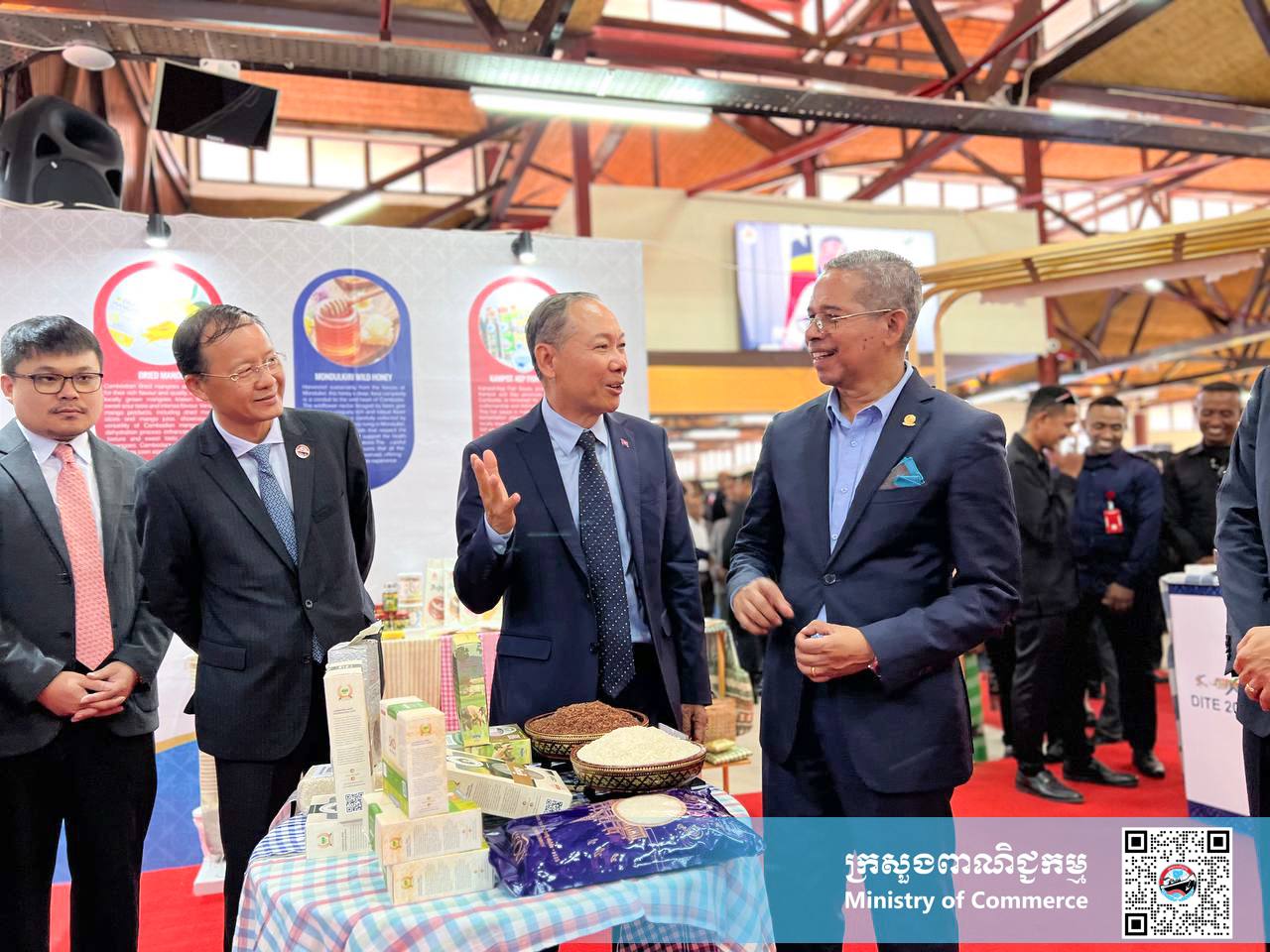 ឯកឧត្តម ពេជ ឫទ្ធី រដ្ឋលេខាធិការក្រសួងពាណិជ្ជកម្ម ដឹកនាំប្រតិភូកម្ពុជាចូលរួមក្នុ្ងងព្រឹត្តិការណ៍ពិព័រណ៍ «Dili International Trade Expo 2025 (DITE-2025)» នៅទីក្រុងឌីលី សាធារណរដ្ឋប្រជាធិបតេយ្យទីម័រឡេស្តេ