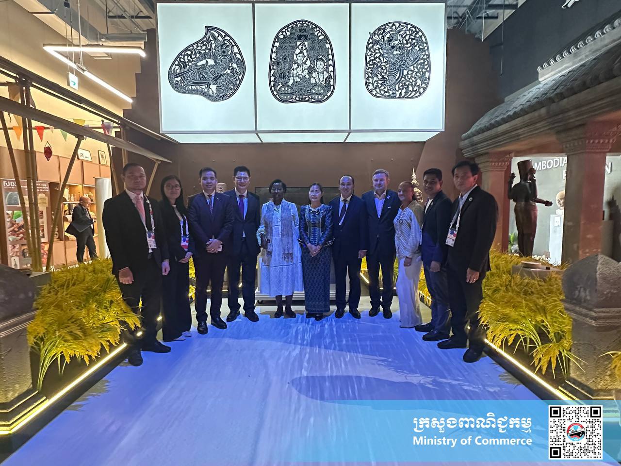 លោកជំទាវ Louise MUSHIKIWABO អគ្គលេខាធិការអង្គការអន្តរជាតិហ្វ្រង់កូហ្វូនី បានអញ្ជើញមកទស្សនាពន្លាជាតិកម្ពុជា ក្នុងពិព័រណ៍ពិភពលោក ២០២៥ អូសាកា កាន់សៃ ប្រទេសជប៉ុន